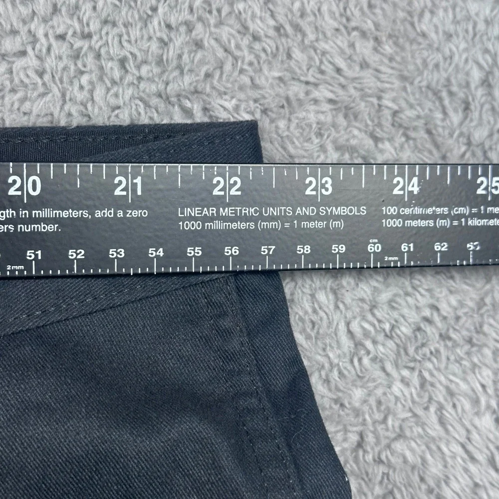 Wrangler Workwear Cargo Pants Mens 44x29 Black Straight Leg Utility‎ Canvas